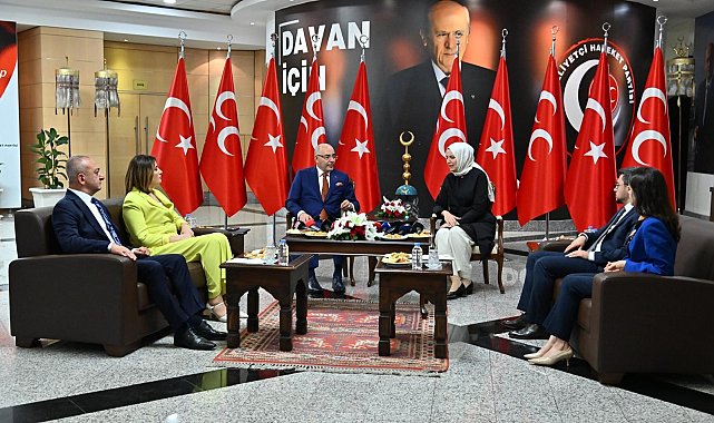 AK Parti heyetinden MHP'ye bayram ziyareti