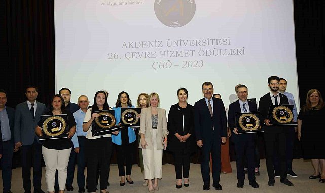 Akdeniz Üniversitesi Çevre Hizmet Ödülleri 26'ncı kez sahiplerini buldu