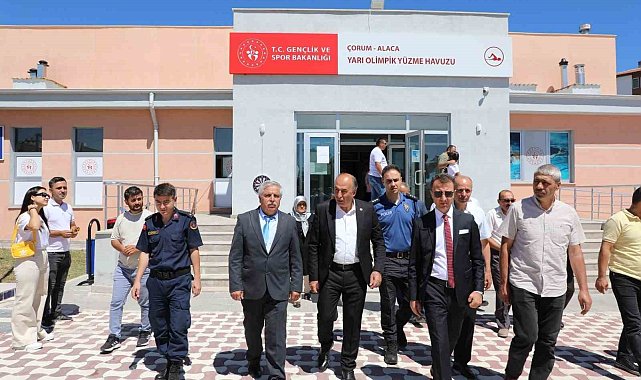 Alaca'da yaz spor okullarına coşkulu açılış
