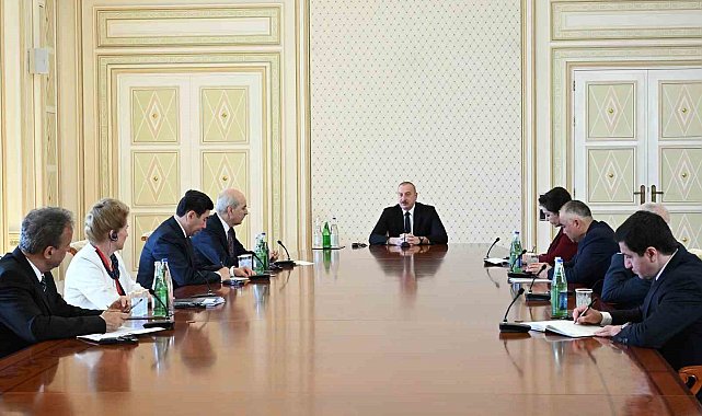 Aliyev, TBMM Başkanı Kurtulmuş'u kabul etti