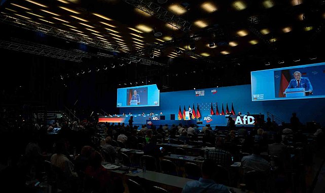 Almanya'da aşırı sağcı AfD karşıtı protestoya polis müdahalesi