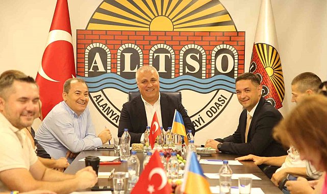 ALTSO Başkanı Erdem, Ukrayna Antalya Konsolosu'nu ağırladı