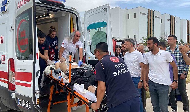 Ambulans helikopter kalp hastası için Karaman'dan Antalya'ya havalandı