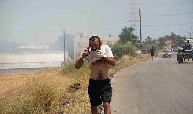 Anız yakımıyla başladı seralara ve evlere sıçradı