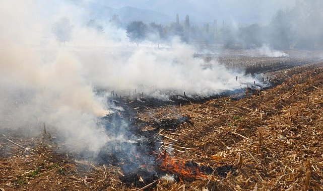 Anız yangınlarına dikkat!
