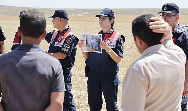 Anız yangınlarına karşı jandarma 24 saat eğitim ve denetimde