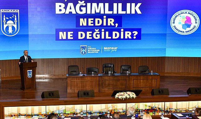 Ankara Büyükşehir Belediyesinden "Bağımlılık Nedir, Ne Değildir?" paneli