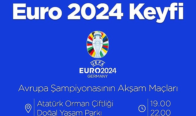 Ankara'da dev ekranlarda Euro 2024 keyfi