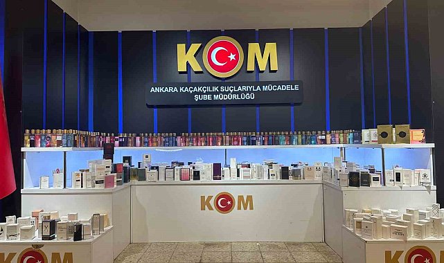 Ankara'da sahte parfüm ve kaçak saat operasyonları