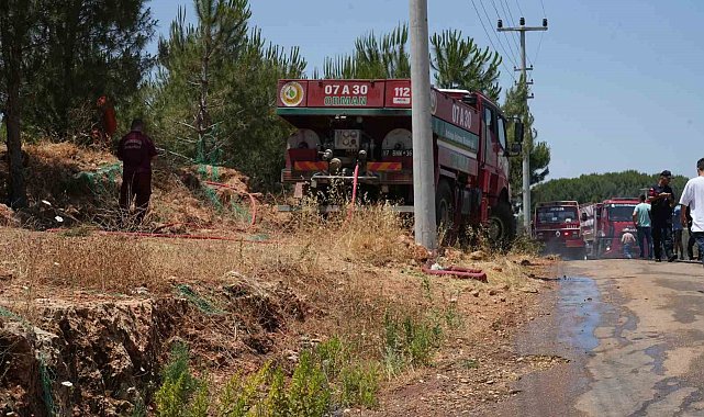 Antalya'da çıkan orman yangını ekipler ve vatandaş işbirliğiyle söndürüldü