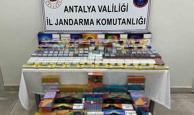 Antalya'da kaçak ve elektronik sigara operasyonu