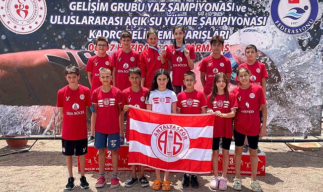 Antalyaspor'un 7 yüzücüsü milli takımda