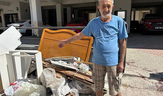 Apartman önünden kaldırılmayan molozlar cinayete sebep oldu