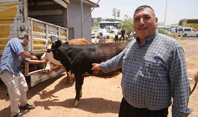Arefe günü kurban pazarlarında yoğunluk had safhaya çıktı