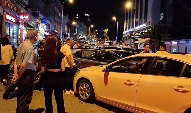 Ataşehir'de alkollü sürücüye meydan dayağı