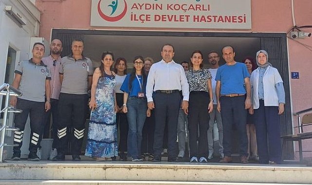 Aydın İl Sağlık Müdürü Şenkul Koçarlı'daki çalışmaları yerinde inceledi