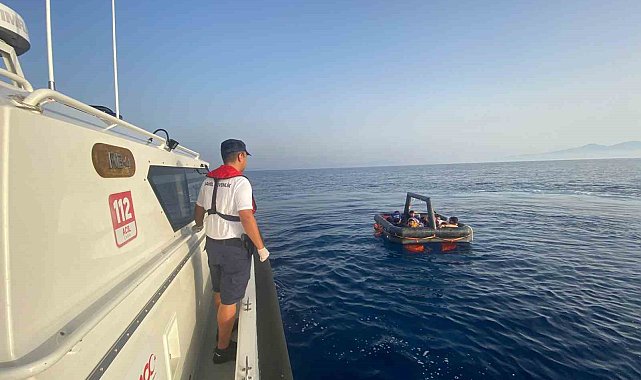 Aydın'da 11 düzensiz göçmen kurtarıldı