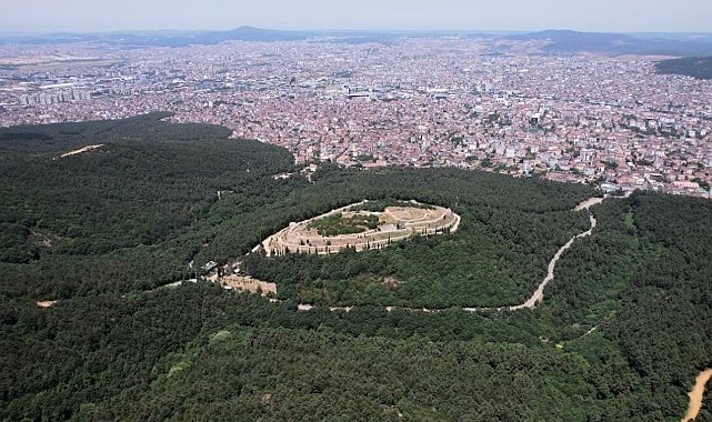 Aydos Ormanı havadan görüntülendi