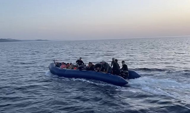 Ayvacık açıklarında 39 kaçak göçmen yakalandı