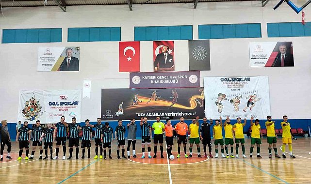 B2-B3 Futsal 1. Lig 2. Etap maçları Kayseri'de oynanıyor