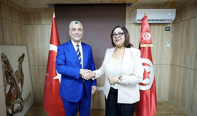 Bakan Bolat, Tunus Ticaret ve İhracatı Geliştirme Bakanı Guezzah ile görüştü