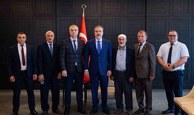 Bakan Fidan, Ahıska Türklerinin temsilcilerini kabul etti