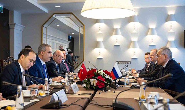 Bakan Fidan, Moskova'da Şoygu ile görüştü