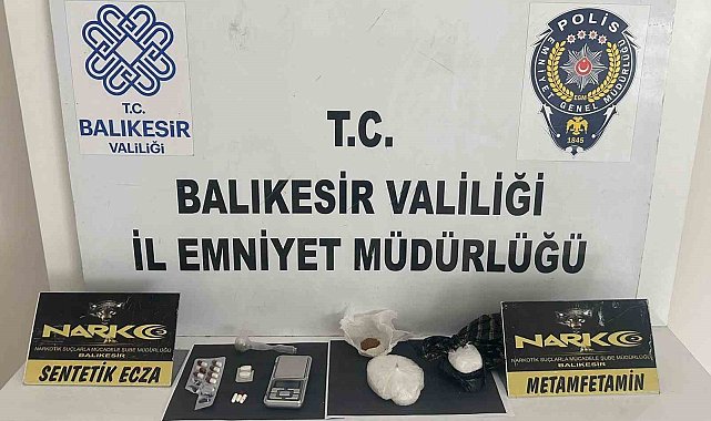 Balıkesir'de uyuşturucu operasyonu: 4 gözaltı