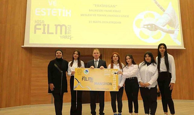 Balıkesirli öğrencilerin kısa filmi mansiyon ödülü aldı