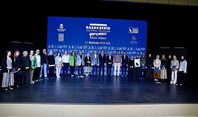 Başakşehir'de Gelenekli Sanatlar Yarışması'nın kazananları ödüllerini aldı