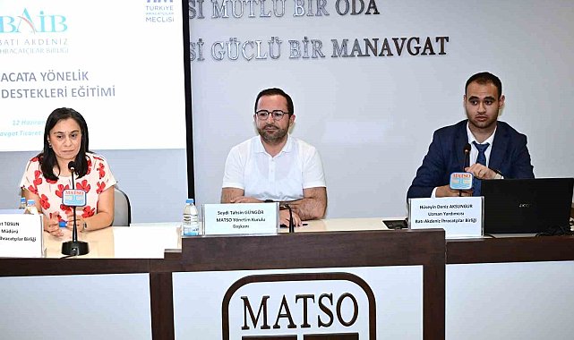 Başkan Güngör: "Manavgat olarak turizmdeki başarıyı ihracatta da yakalamalıyız"