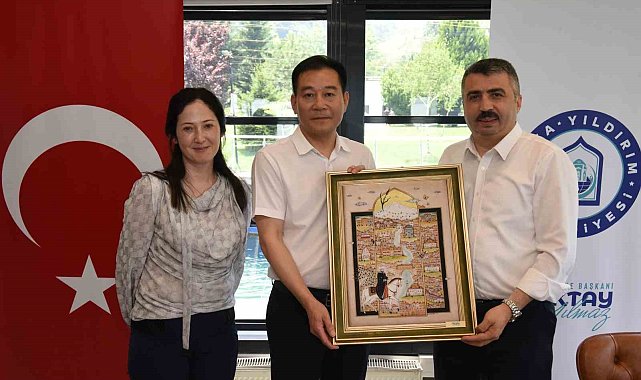 Başkan Yılmaz, Çin heyetini ağırladı