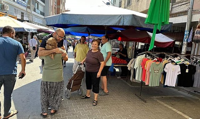 Başkan Zencirci semt pazarında esnaf ve vatandaşlarla buluştu