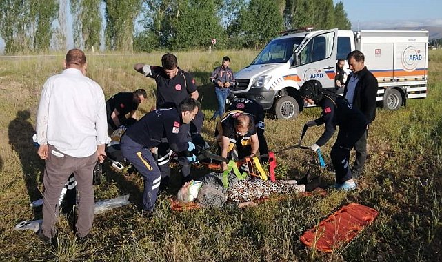 Bayburt'ta trafik kazası: 6 yaralı