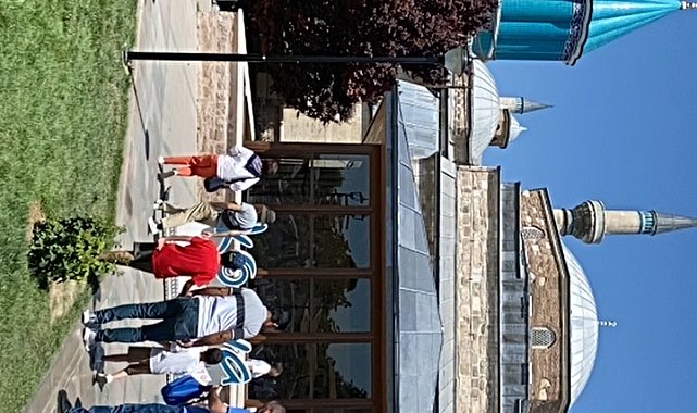Bayram tatilinde Mevlana Müzesinde ziyaretçi yoğunluğu