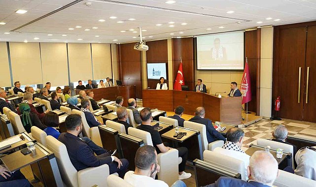 Beyoğlu Belediyesi Filistin halkı için tek yürek oldu
