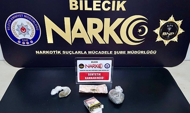 Bilecik'te alkollü şahıs kendi kendini ele verdi