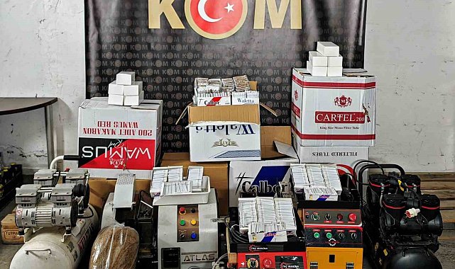 Bilecik'te kaçakçılara yönelik operasyon çok sayıda ürün ele geçirildi