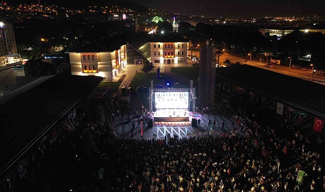 Binlerce Bursalı Filistin için bir araya geldi