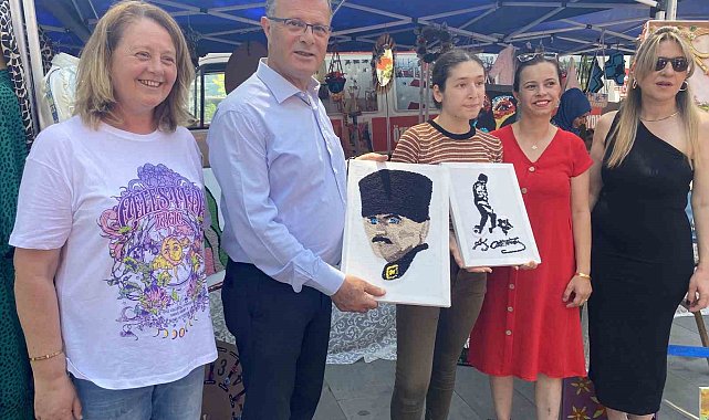 Bir yıllık emeklerini sergilediler