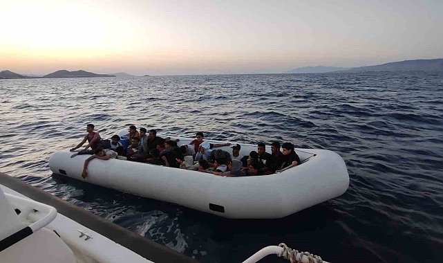 Bodrum'da 31 düzensiz göçmen kurtarıldı
