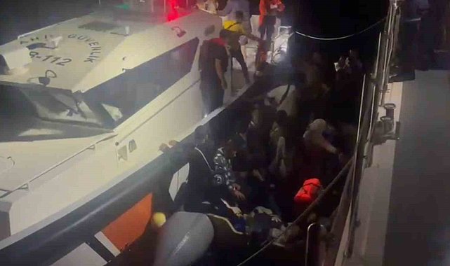 Bodrum'da 7'si çocuk 41 düzensiz göçmen yakalandı