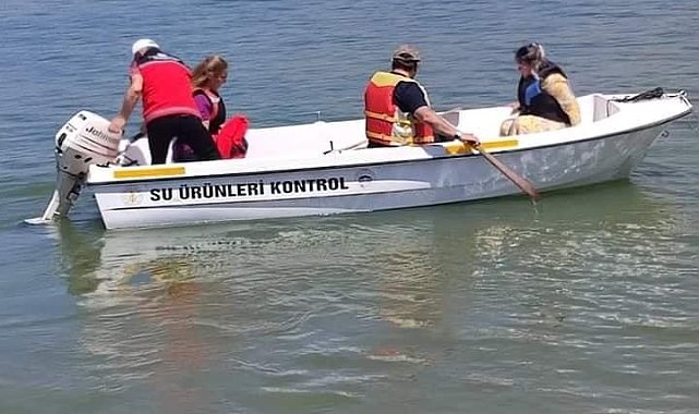 Bozkır Göleti'nde kaçak ağ operasyonu: 3 yasadışı ağ toplandı