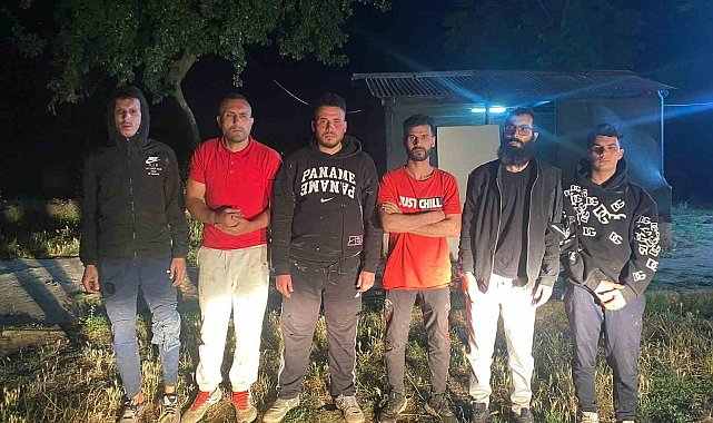 Bulgaristan'a kaçmaya çalışan 6 düzensiz göçmen sınırda yakalandı