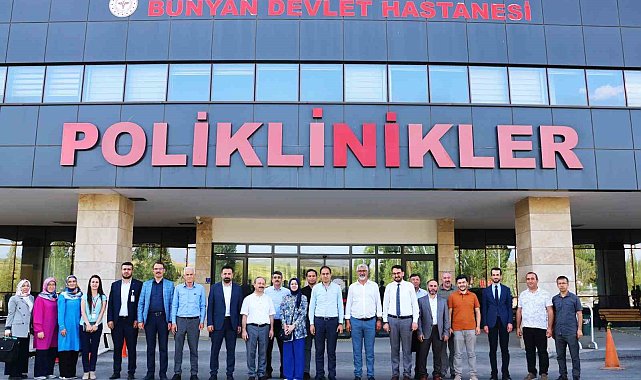 Bünyan'daki sağlık hizmetleri yerinde değerlendirildi