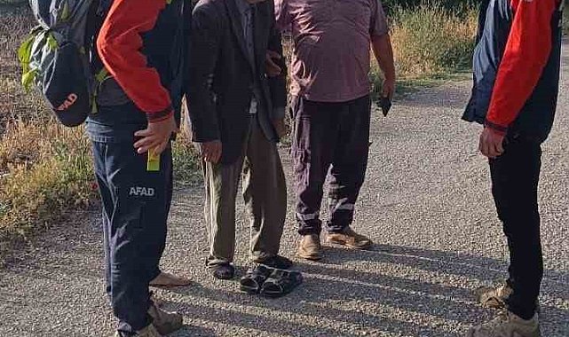 Burdur'da kaybolan Alzheimer hastası yaşlı adam AFAD tarafından bulundu