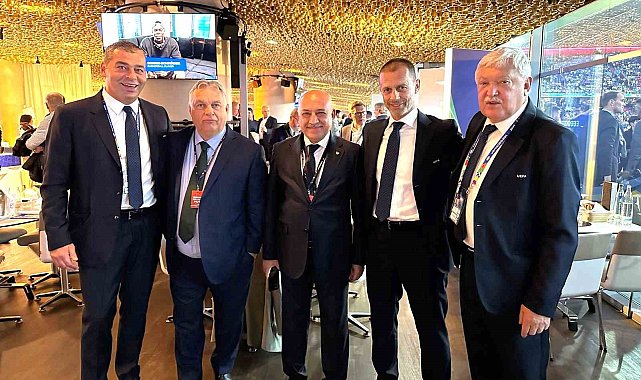 Büyükekşi, EURO 2024 açılışı öncesi FIFA ve UEFA Başkanları ile bir araya geldi