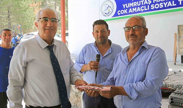 Çameli Belediyesi Yumrutaş Mahallesine çok amaçlı sosyal tesis kazandırdı