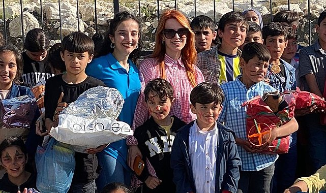 Çelikli köyü okulunda anlamlı etkinlik