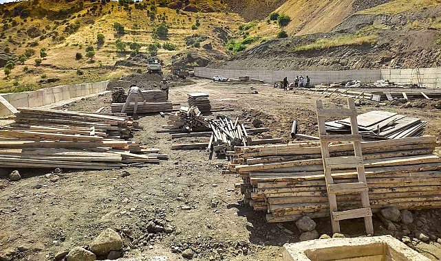 Çermik'te hayvan satış ve kesim alanı inşa ediliyor